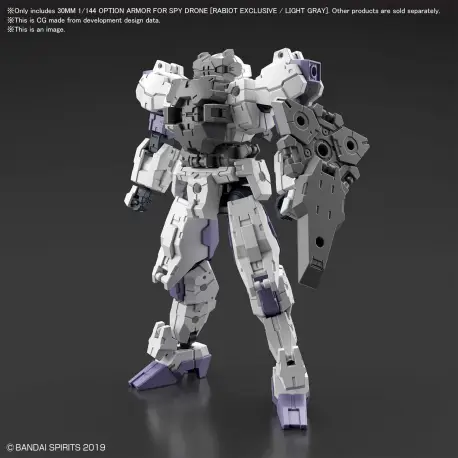 30MM 1/144 Option Armor Spy Drone [Rabiot / Light Gray]