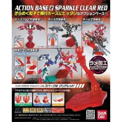 Action Base 2 Sparkle Clear Red