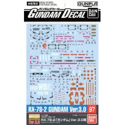 Gundam Decal 97 MG 1/100 Gundam Ver.3.0