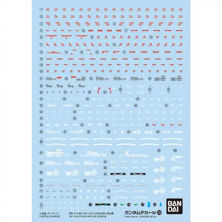 Gundam Decal 130 RG 1/144 Force Impulse Gundam