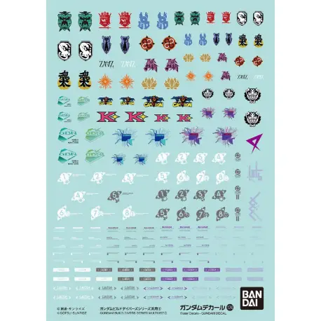 Gundam Decal 124 MS Gundam BD Series Multiuse 1