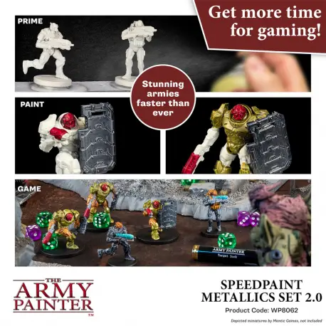 Army Painter Set - Speedpaint 2.0 - Metallics Set (przedsprzedaż)