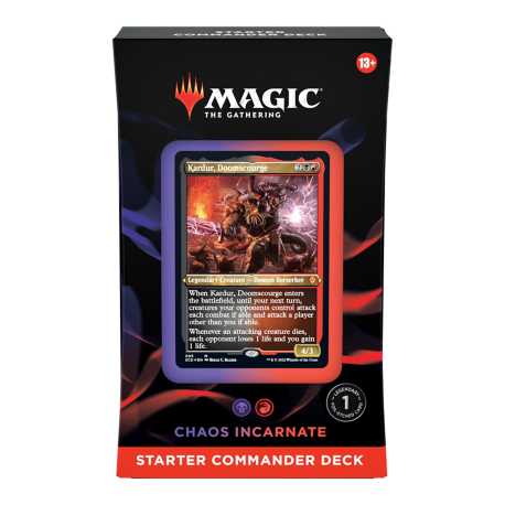 Magic The Gathering Starter Commander Deck Chaos Incarnate