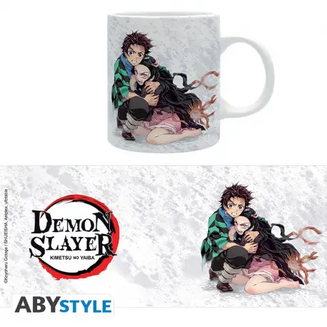 Kubek Demon Slayer: Tanjiro & Nezuko 320ml