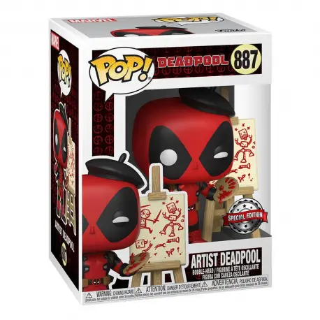 Funko POP! Marvel Deadpool 30th Anniversary - Artist Deadpool 9 cm