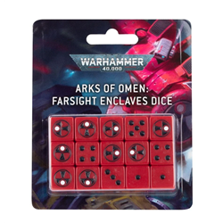 Warhammer 40k Arks Of Omen: Farsight Enclaves Dice (przedsprzedaż)