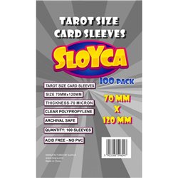 Koszulki na karty Sloyca (70x120) Tarot 100szt