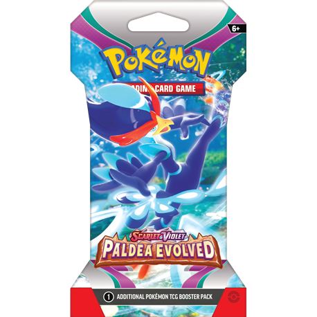 Pokemon TCG: Paldea Evolved Sleeved Booster (przedsprzedaż)