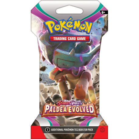 Pokemon TCG: Paldea Evolved Sleeved Booster (przedsprzedaż)