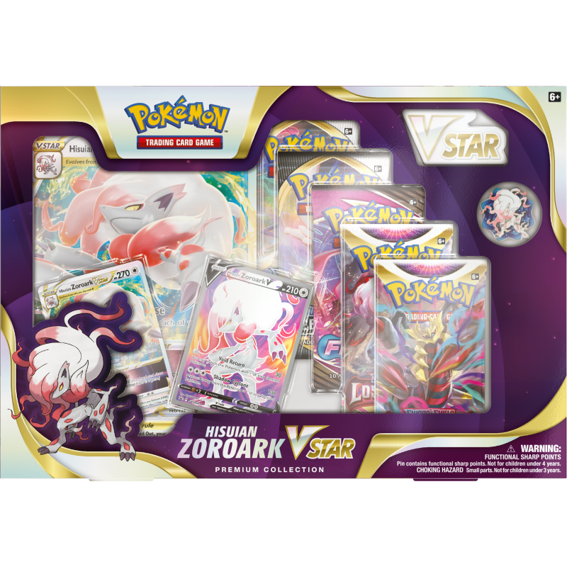 Pokemon TCG: Hiusuian Zoroark VStar Premium Collection