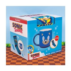 Zestaw prezentowy Sonic the Hedgehog (kubek, skarpetki)