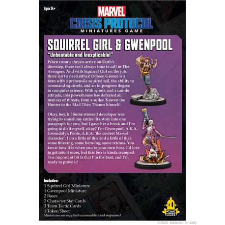 Marvel Crisis Protocol: Squirrel Girl & Gwenpool (przedsprzedaż)