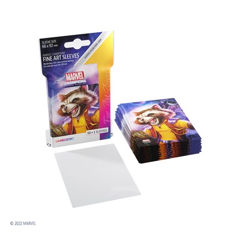 Gamegenic: Koszulki Marvel Champions Fine Art Rocket Raccoon (50+1)