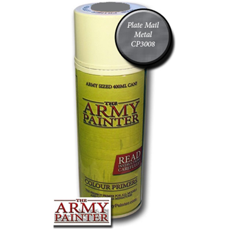 Army Painter Spray - Plate Mail Metal