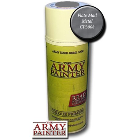 Army Painter Spray - Plate Mail Metal