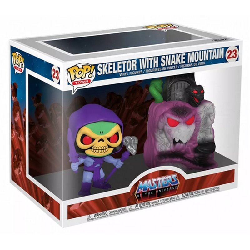 Funko POP Town: Masters of the Universe - Skeletor with Snake Mountain