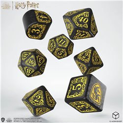 Kości RPG - Harry Potter Modern Hufflepuff - Czarny (przedsprzedaż)