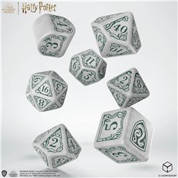 Kości RPG - Harry Potter Modern Slytherin - Biały (przedsprzedaż)