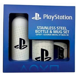 Zestaw Prezentowy - PlayStation  (kubek 3D, butelka)