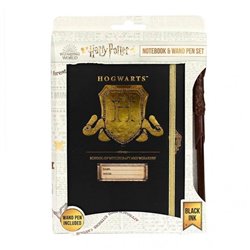 Zestaw Prezentowy - Harry Potter Hogwart Shield (notatnik, różdżka długopis')