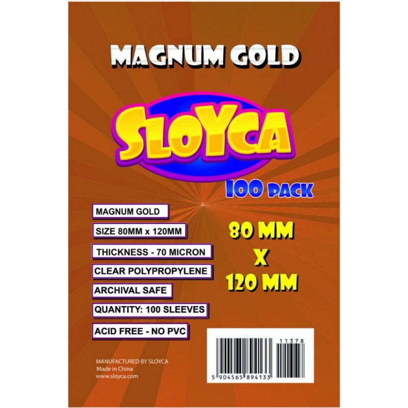 Koszulki na karty Sloyca Magnum Gold (80x120mm) 100