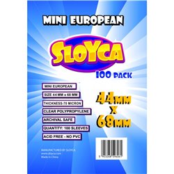 Koszulki na karty Sloyca Mini European (44x68mm) 100
