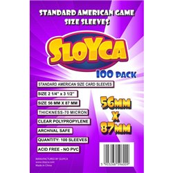 Koszulki na karty Sloyca Standard American (56x87mm) 100