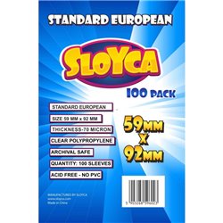 Koszulki na karty Sloyca Standard European (59x92mm) 100