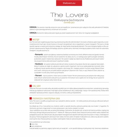 The Lovers Extras - Level 1 (Places)