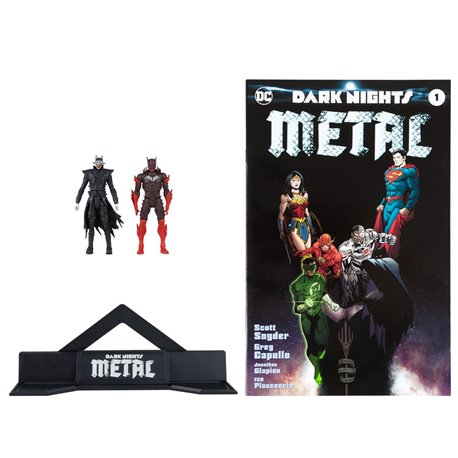 DC Direct Gaming Action Figures Batman Who Laughs & Red Death (Dark Nights Metal 1) 8 cm (przedsprzedaż)