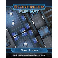 Starfinder Flip-Mat Grav Trains (przedsprzedaż)
