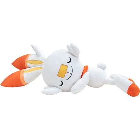 Pokemon Pluszak Spiący Scorbunny 45cm