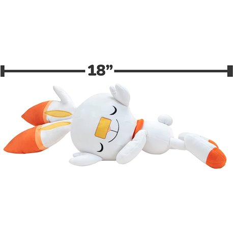 Pokemon Pluszak Spiący Scorbunny 45cm