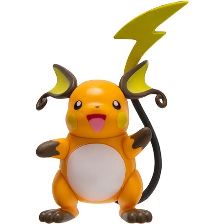 Pokemon Battle Figure Set 8-Pack Raichu, Pikachu, Mimikyu, Togepi, Eevee, Hawlucha, Growlithe, Appletun