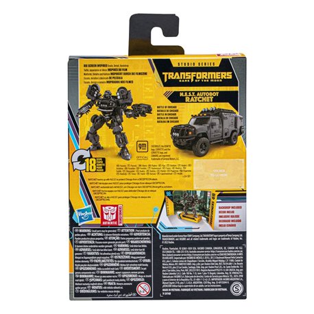 Transformers: Dark of the Moon Buzzworthy Bumblebee Studio Series Action Figure N.E.S.T. Autobot Ratchet 11 cm