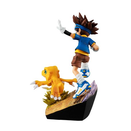 Digimon Adventure G.E.M. Series PVC Statue Taichi Yagami & Agumon 20th Anniversary 12 cm