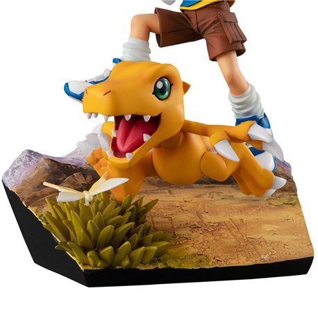 Digimon Adventure G.E.M. Series PVC Statue Taichi Yagami & Agumon 20th Anniversary 12 cm