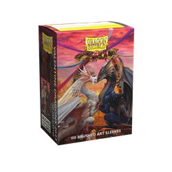 Dragon Shield - Brushed Art Sleeves - Valentine Dragon 2023 (100szt.)