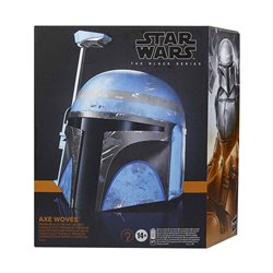 Star Wars: The Mandalorian Black Series Electronic Helmet Axe Woves (przedsprzedaż)