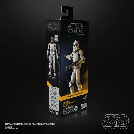 Star Wars: The Clone Wars Black Series Action Figure Phase II Clone Trooper 15 cm (przedsprzedaż)