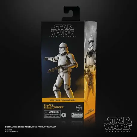 Star Wars: The Clone Wars Black Series Action Figure Phase II Clone Trooper 15 cm (przedsprzedaż)