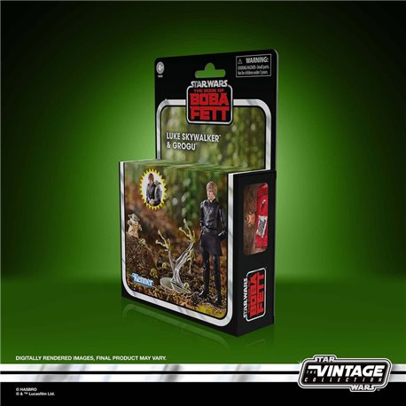 Star Wars: The Book of Boba Fett Vintage Collection Action Figures Luke Skywalker & Grogu 10 cm (przedsprzedaż)