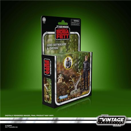 Star Wars: The Book of Boba Fett Vintage Collection Action Figures Luke Skywalker & Grogu 10 cm (przedsprzedaż)