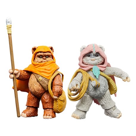 Star Wars: Ewoks Vintage Collection Action Figures Wicket W Warrick & Kneesaa 10 cm (przedsprzedaż)