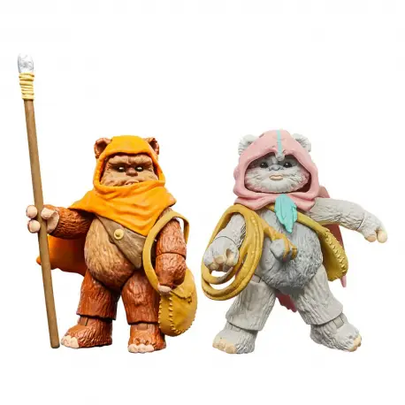 Star Wars: Ewoks Vintage Collection Action Figures Wicket W Warrick & Kneesaa 10 cm (przedsprzedaż)