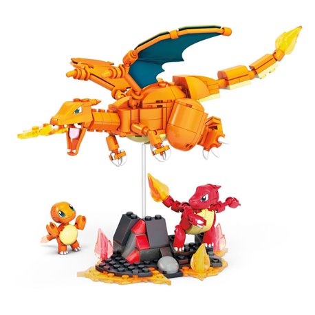 Pokemon Mega Construx Construction Set Charmander Evolution Set (przedsprzedaż)