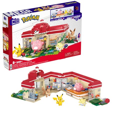 Pokemon Mega Construx Construction Set Forest Pokémon Center (przedsprzedaż)