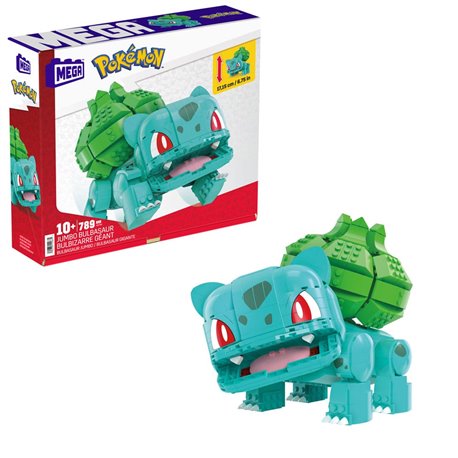 Pokemon Mega Construx Construction Set Jumbo Bulbasaur 17 cm (przedsprzedaż)