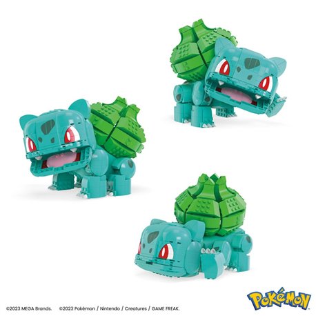 Pokemon Mega Construx Construction Set Jumbo Bulbasaur 17 cm (przedsprzedaż)