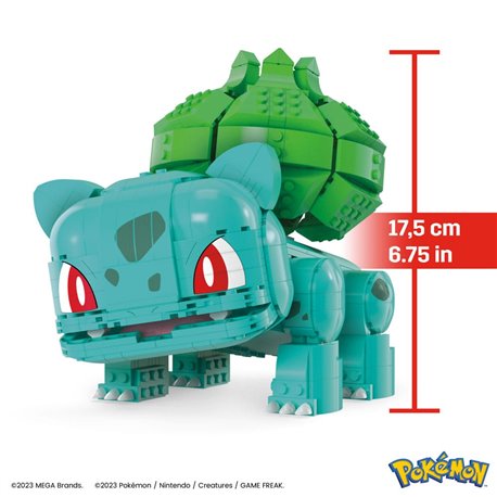 Pokemon Mega Construx Construction Set Jumbo Bulbasaur 17 cm (przedsprzedaż)